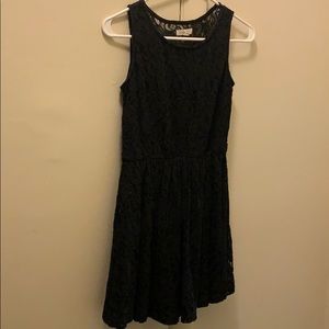 Mini black dress